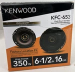 Kenwood KFC-653 6-1/2" 2-WAY Concert Series Car Speakers 320W Power. Fixed Price $115.99.