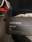 Kicker Series Speakers QSS67. Fixed Price $550.00.