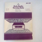 Sams AR-320 Auto Radio Service Data 1981 1ST Edition Description Has Models. Fixed Price $10.00.