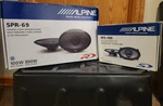 Alpine SPR-69 6X9IN 100W & SPS-406 4X6IN 45W 2-WAY Coaxial Speaker System. Fixed Price $175.00.