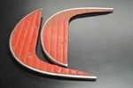 Kick Panel Custom Inserts W/stainless Trim 1958 1959 1960 1961 1962 Corvette. Fixed Price $150.00.