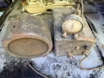 1937 Ford Accessory Am Radio With Dial Control And Round Speaker Dash. Fixed Price $339.96.