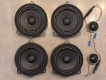Bmw G01 G02 G05 G06 Door Speaker Set Of (4 MID+2 Tweeters) Harman Kardon Oem. Fixed Price $230.00.
