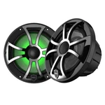 Wet Sounds Revo 8-XSB-SS Black Stainless Overlay Grill 8" Marine Led Speakers. Fixed Price $649.99.