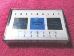 1993 Chevrolet Caprice Chevy Gm Cassette Tape Dealer Demostration Features/radio. Fixed Price $14.95.