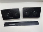Vintage Realistic Autosound Surface Mount Speaker System 2WAY Compact 12-1707. Fixed Price $24.99.