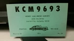 Cb Radio Qsl Postcard KCM-9693 Pontiac Harvey 1970S Louisville Kentucky. Fixed Price $9.72.