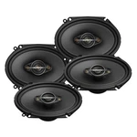 (2-PAIRS) Pioneer TS-A6881F 320W Rms 6X8" 4-WAY Coaxial Speakers. Fixed Price $131.98.