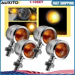 Motorcycle Turn Signals Blinker Light Indicator Amber Front Rear Universal 4-40X. Fixed Price $8.54.