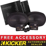 Kicker 51KSS6904 Car Audio 6"X9"COMPONENT Speakers W/sound Deadening Kit Pair. Fixed Price $249.99.