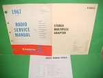 1967 Camaro Chevelle Firebird Delco Fm Stereo Mpx Adapter Radio Service Manual. Fixed Price $25.99.