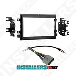 2007-2008 F-150 Double Radio Install Kit & Wires Ddin Car Stereo. Fixed Price $26.09.