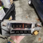 Ford 7800 Radio Am 5-BUTTON Pre-set Aeronutronic Untested. Fixed Price $37.00.