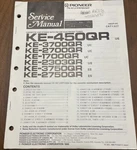 Pioneer KE-450QR 3700QR 2700QR 1700QR 2303QR 3750QR 2750QR Service Repair Manual. Fixed Price $14.94.