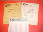1949-1963 Bendix Auto Car Radio Replacement Service Parts List Catalog Manual. Fixed Price $34.99.