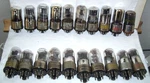 Lot Of (20) 6SQ7GT Tubes,radio,metal BASE,6SQ7,GM,HYTRON,TUNG-SOL,SYLVANIA,CBS,+. Fixed Price $44.95.