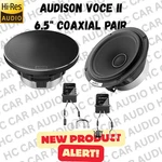 Audison Voce Av X6.5 Ii 2-WAY 100W Rms 6.5" Coaxial Speaker Brand New PAIR(2PCS). Fixed Price $599.00.