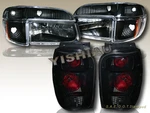 98-01 Ford Explorer Headlights Corner Signal & Tail Black Smoke. Fixed Price $190.99.